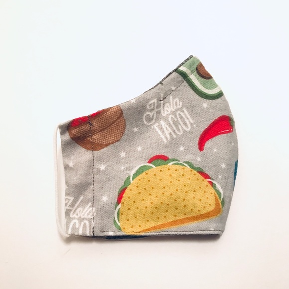 🌮Taco Face Mask w/ Filter and Removable Nose Bend - Picture 4 of 13